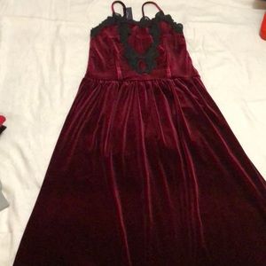 Velour dress